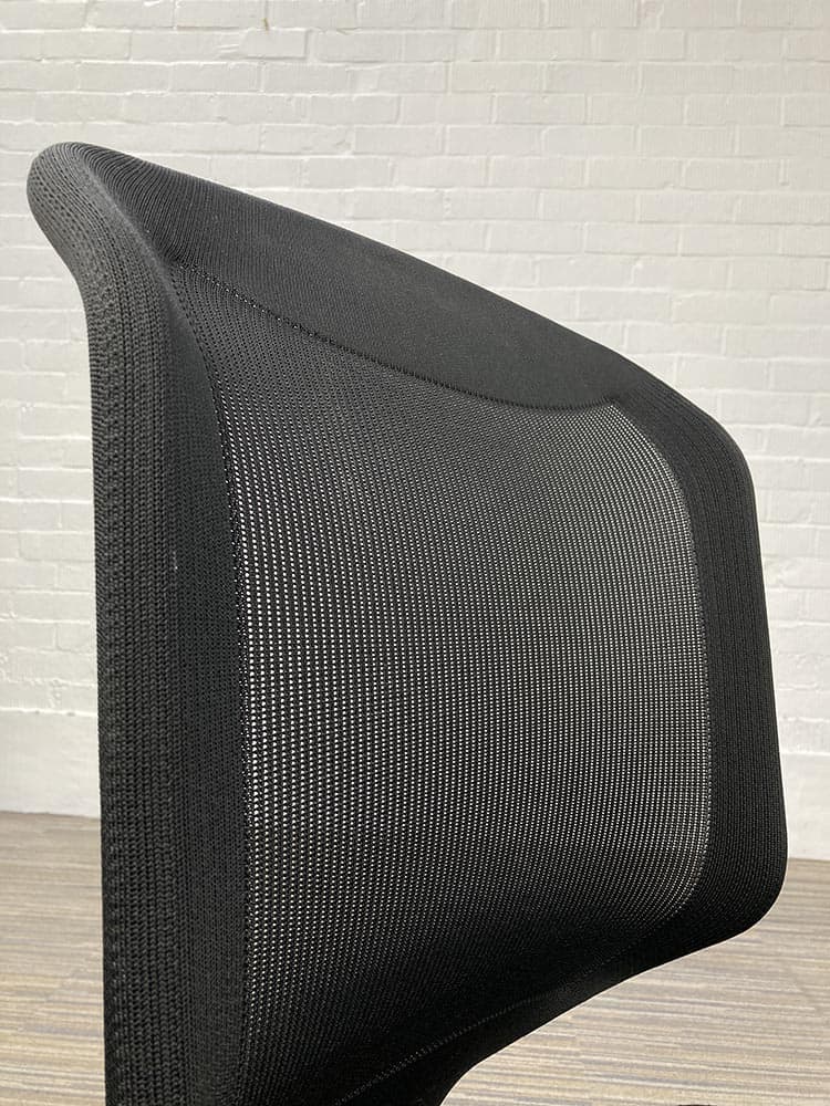 GIROFLEX 434 Bureaustoel - zwart stof / mesh / zwart metalen kruisvoet - Afbeelding 11