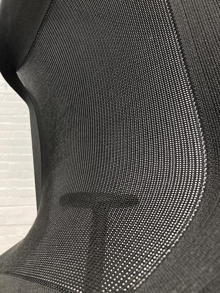 GIROFLEX 434 Bureaustoel - zwart stof / mesh / zwart metalen kruisvoet - Afbeelding 13