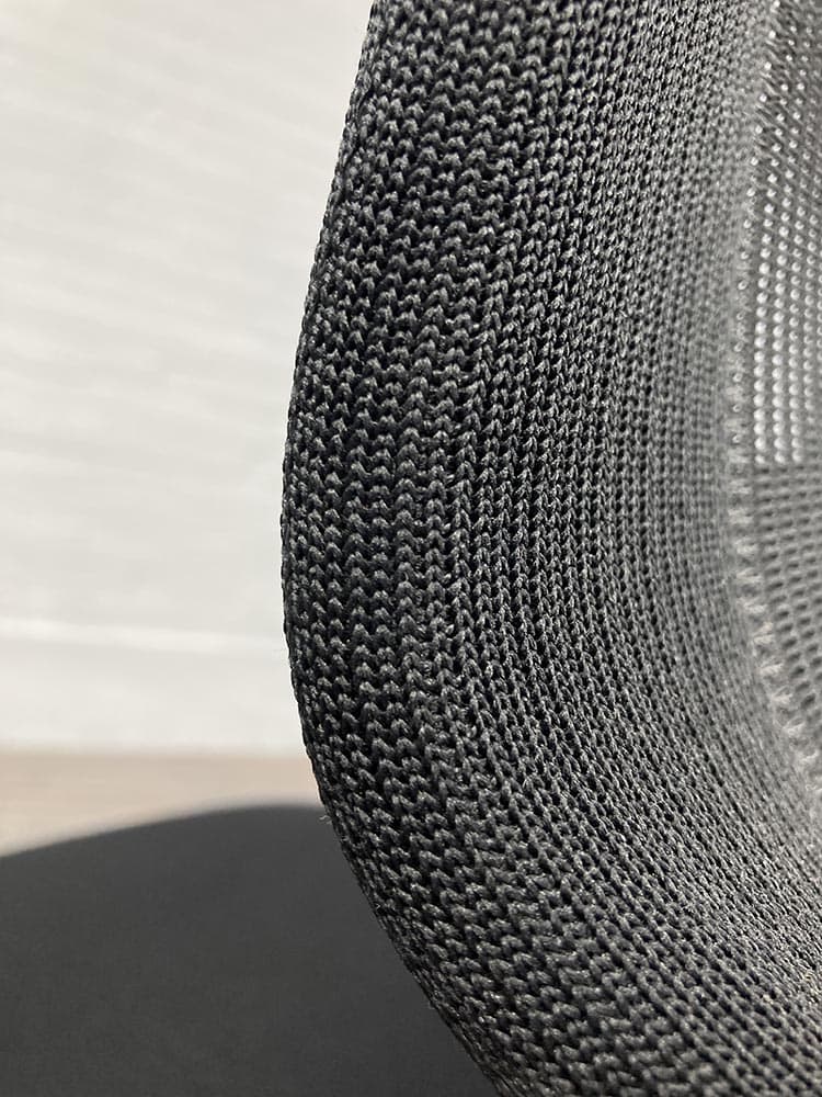 GIROFLEX 434 Bureaustoel - zwart stof / mesh / zwart metalen kruisvoet - Afbeelding 16