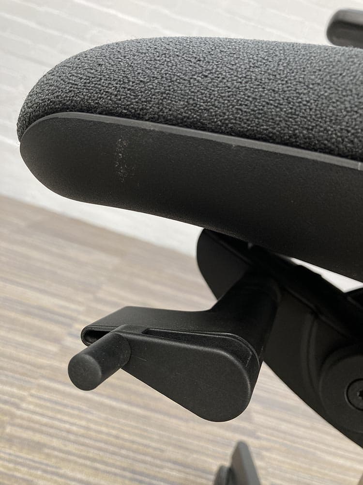 GIROFLEX 434 Bureaustoel - grijs / zwart stof / mesh / zwart metalen kruisvoet - Afbeelding 14