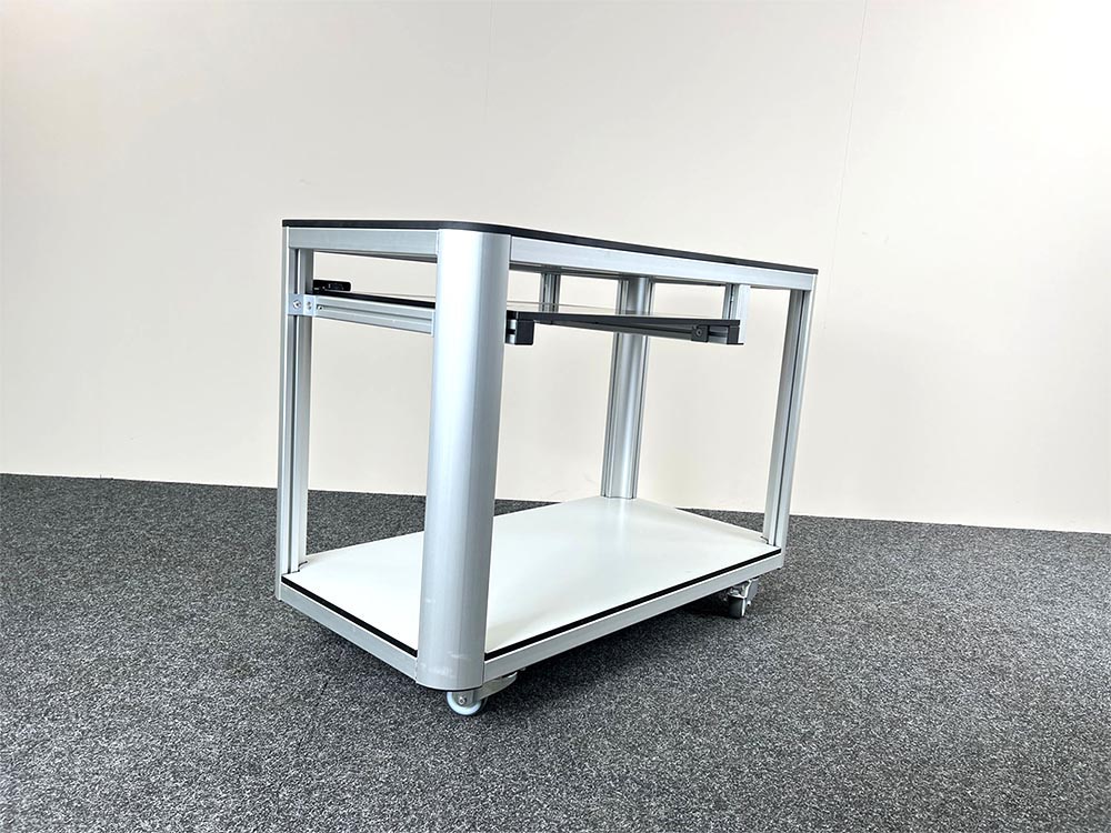 TRESPA Table B60xD115xH86 - gris / quatre pieds – Image 2