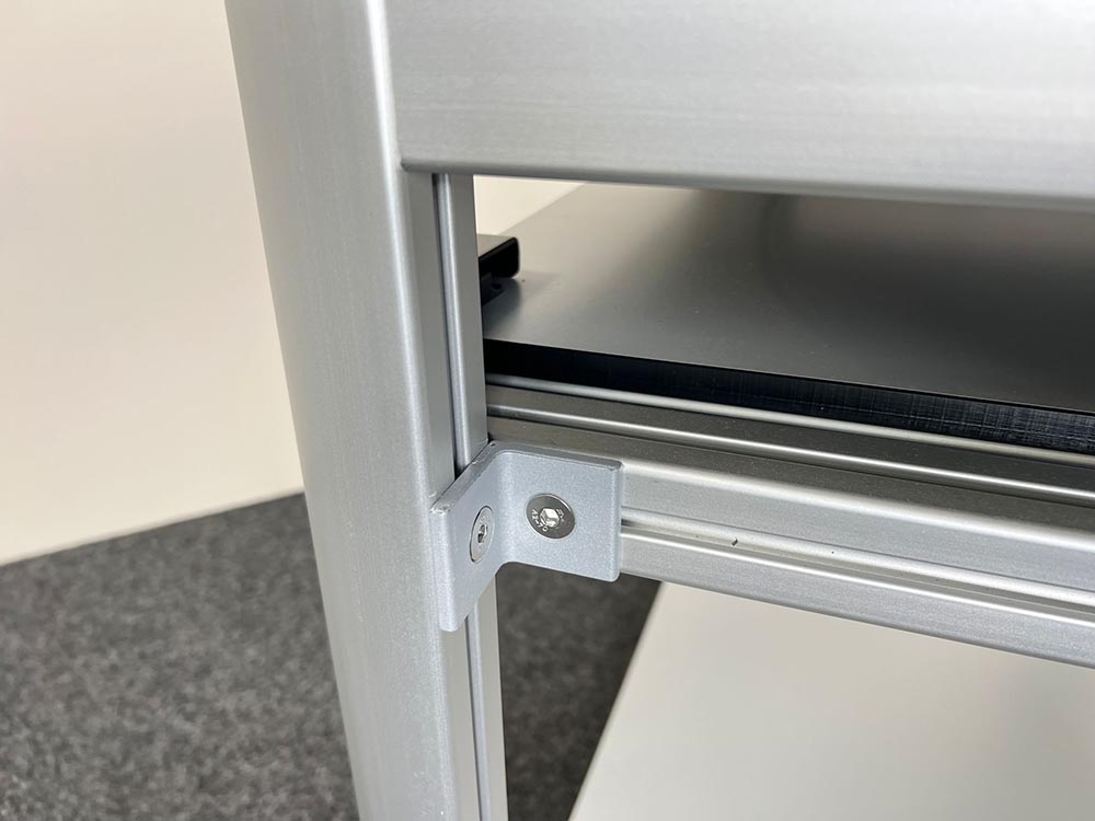 TRESPA Table B60xD115xH86 - gris / quatre pieds – Image 7