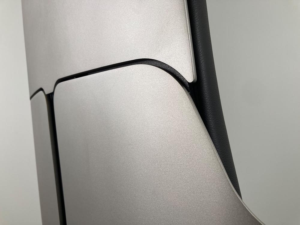 INTERSTUHL Silver 262S medium high Bureaustoel - zwart leder / aluminium kruisvoet - Afbeelding 13