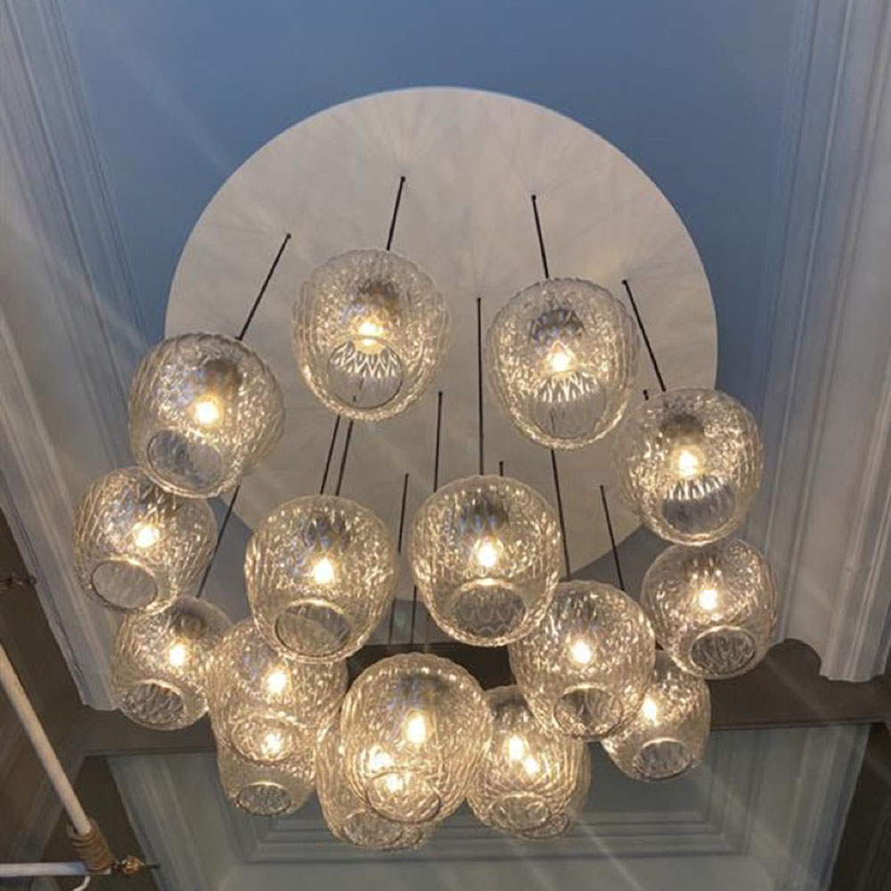&TRADITION Blown Pendant SW4 Suspension - argent – Image 2