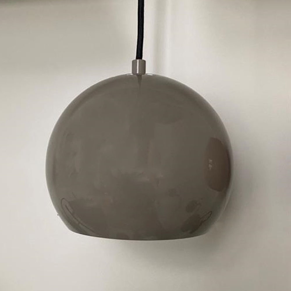 FRANDSEN New Ball Pendant Pendant Lamp design Benny Frandsen B18xD18 - warm grey metal