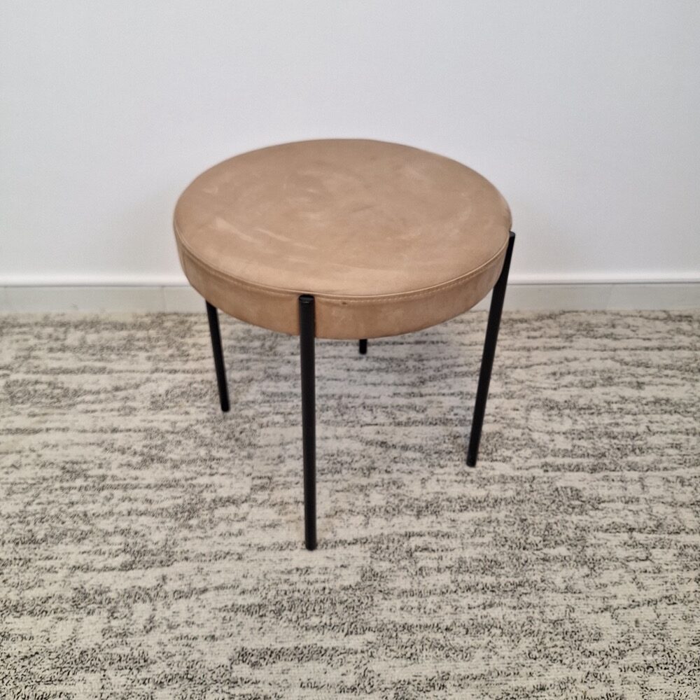 VERPAN Series 430 Chair Canteen Chair design Verner Panton - black metal / metal four-leg