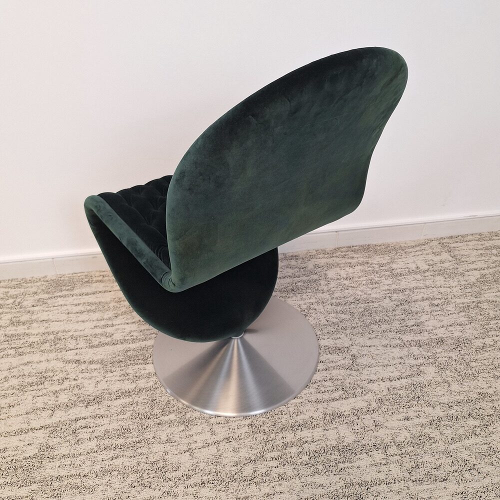 VERPAN System 1-2-3 Chair Chaise d’accueil design Verner Panton - tissu harald / aluminium base croisée – Image 2