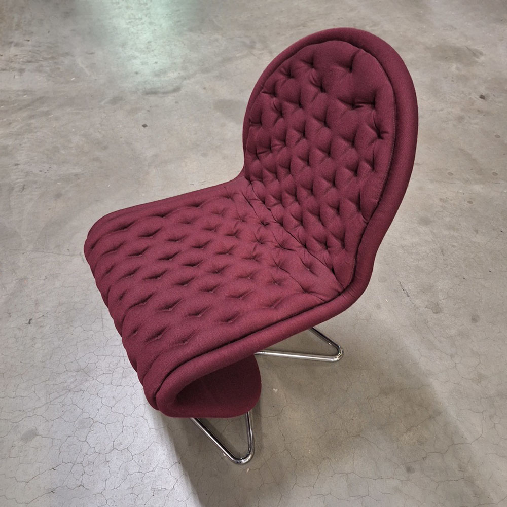 VERPAN System 1-2-3 Chair Reception Chair design Verner Panton - balder wool / metal cross base
