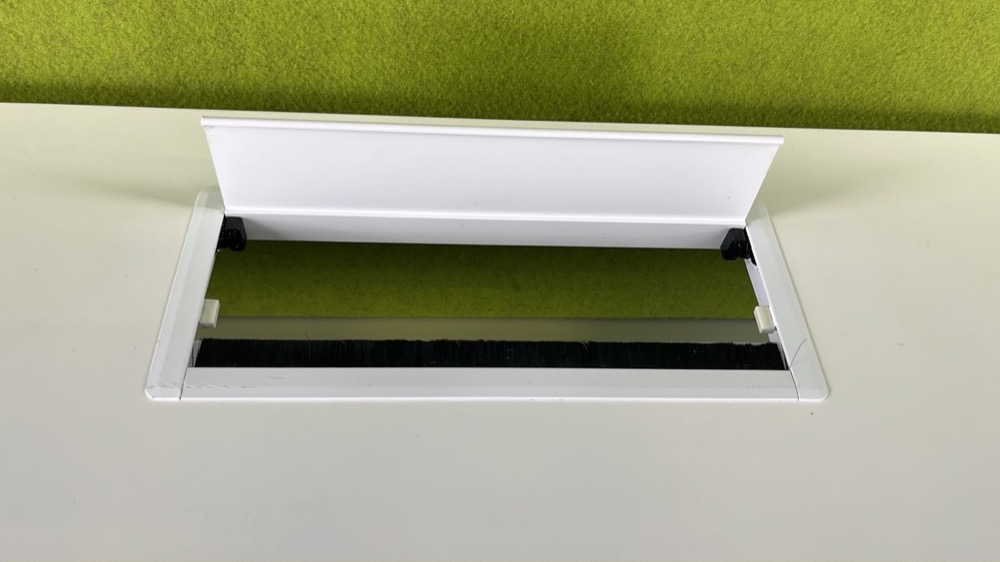 ROBBERECHTS 2p Workbench B140xD175xH64-82 - wit melamine / wit metaal wandpoot - Afbeelding 6