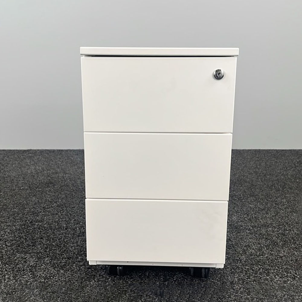 ROBBERECHTS Ladeblok H55xB32xD60 - wit metaal / wit metaal - Afbeelding 2