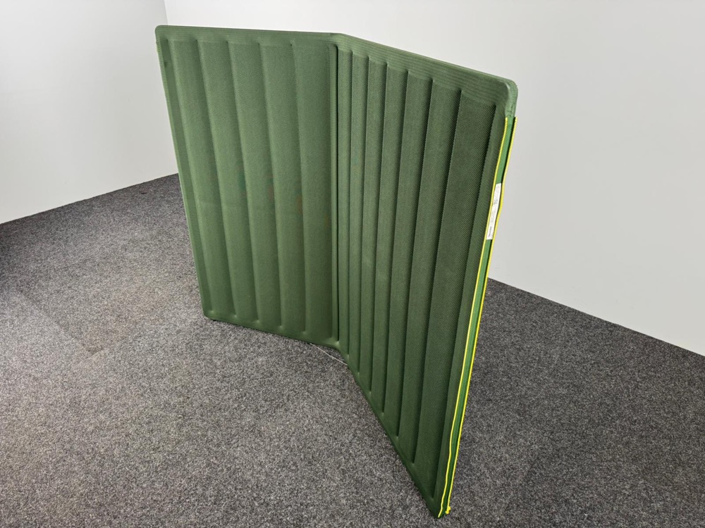 STEELCASE B-Free Screen Partition Wall H151xB169xD32 - dark green textile - Image 4