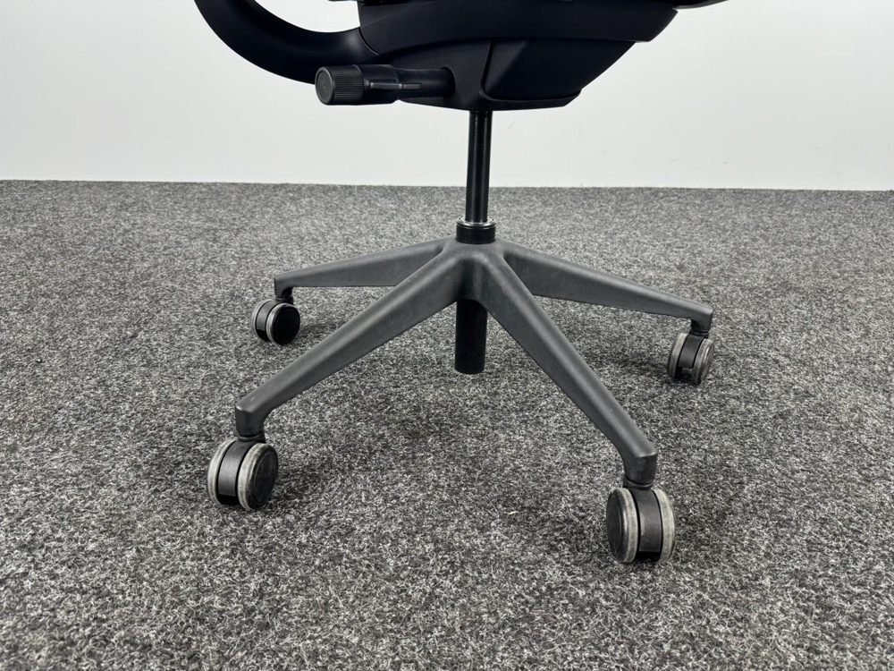 STEELCASE Series 1 Chaise de bureau - tissu noir / plastique noir base croisée – Image 12