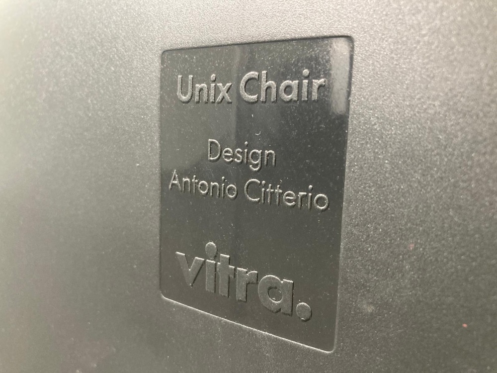 VITRA Unix Chair 538 Vergaderstoel design Antonio Citterio - zwart stof / chrome cantilever - Afbeelding 19
