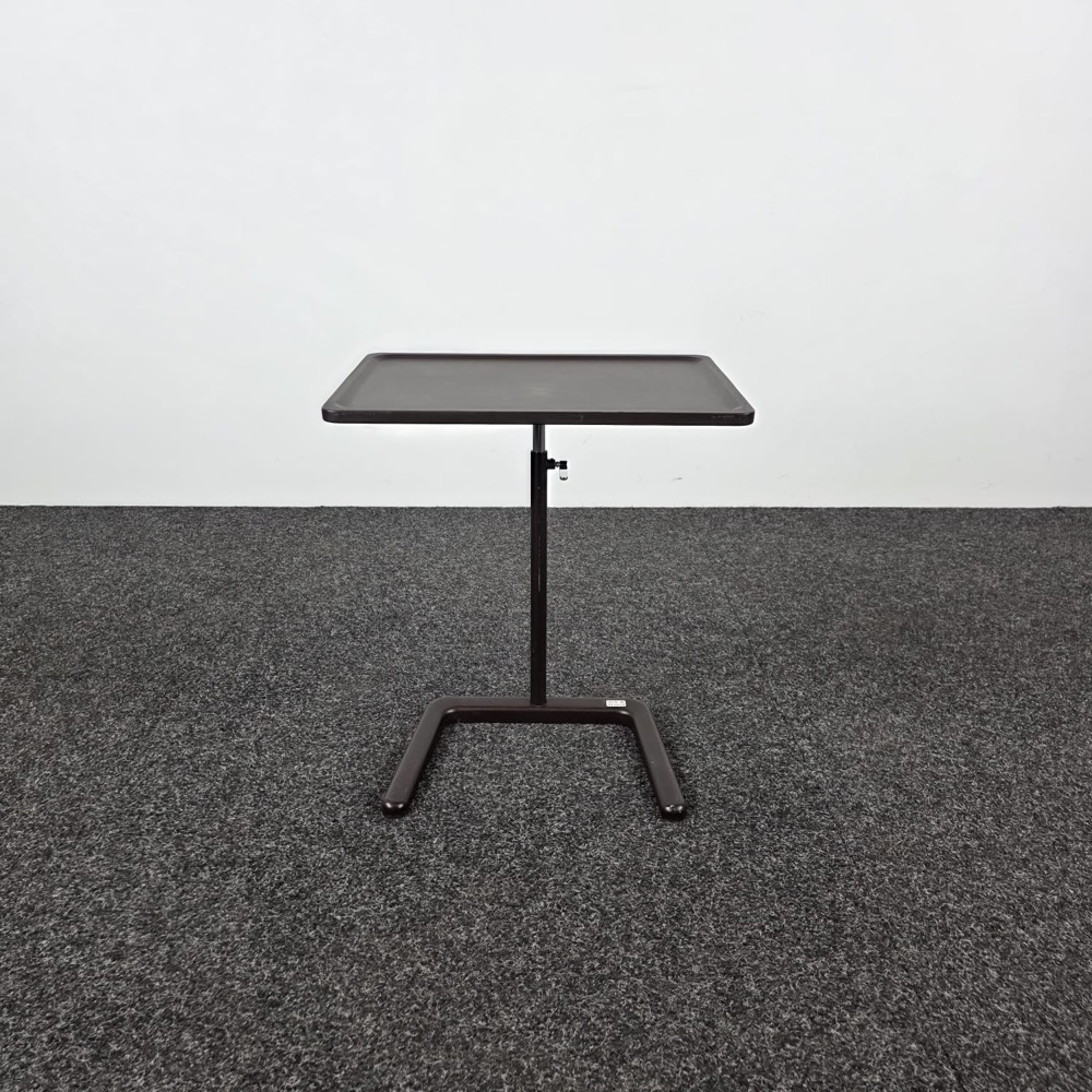 VITRA NesTable Laptoptafeltje B50xD35xH58-72 - donkerbruin kunststof / bruin metaal centrale poot - Afbeelding 2