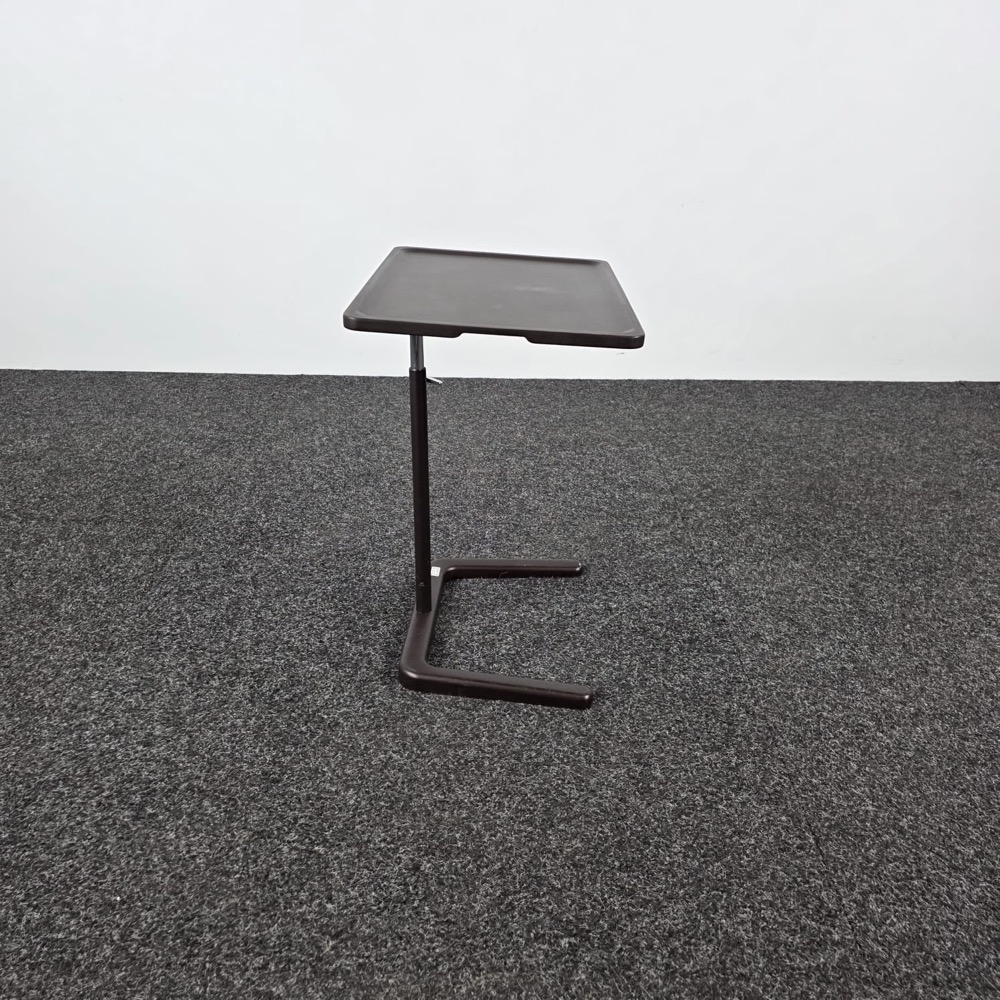 VITRA NesTable Laptoptafeltje B50xD35xH58-72 - donkerbruin kunststof / bruin metaal centrale poot - Afbeelding 8