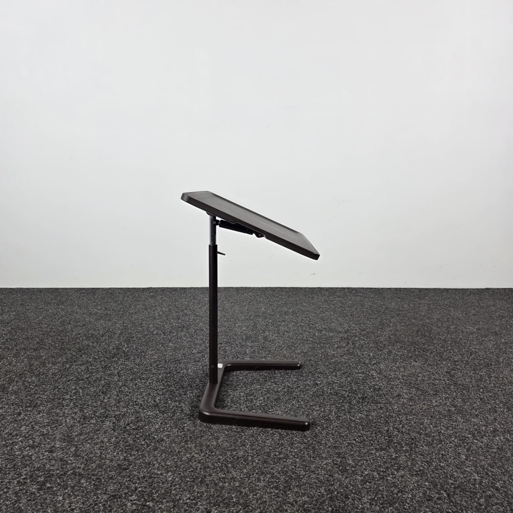 VITRA NesTable Laptoptafeltje B50xD35xH58-72 - donkerbruin kunststof / bruin metaal centrale poot - Afbeelding 9