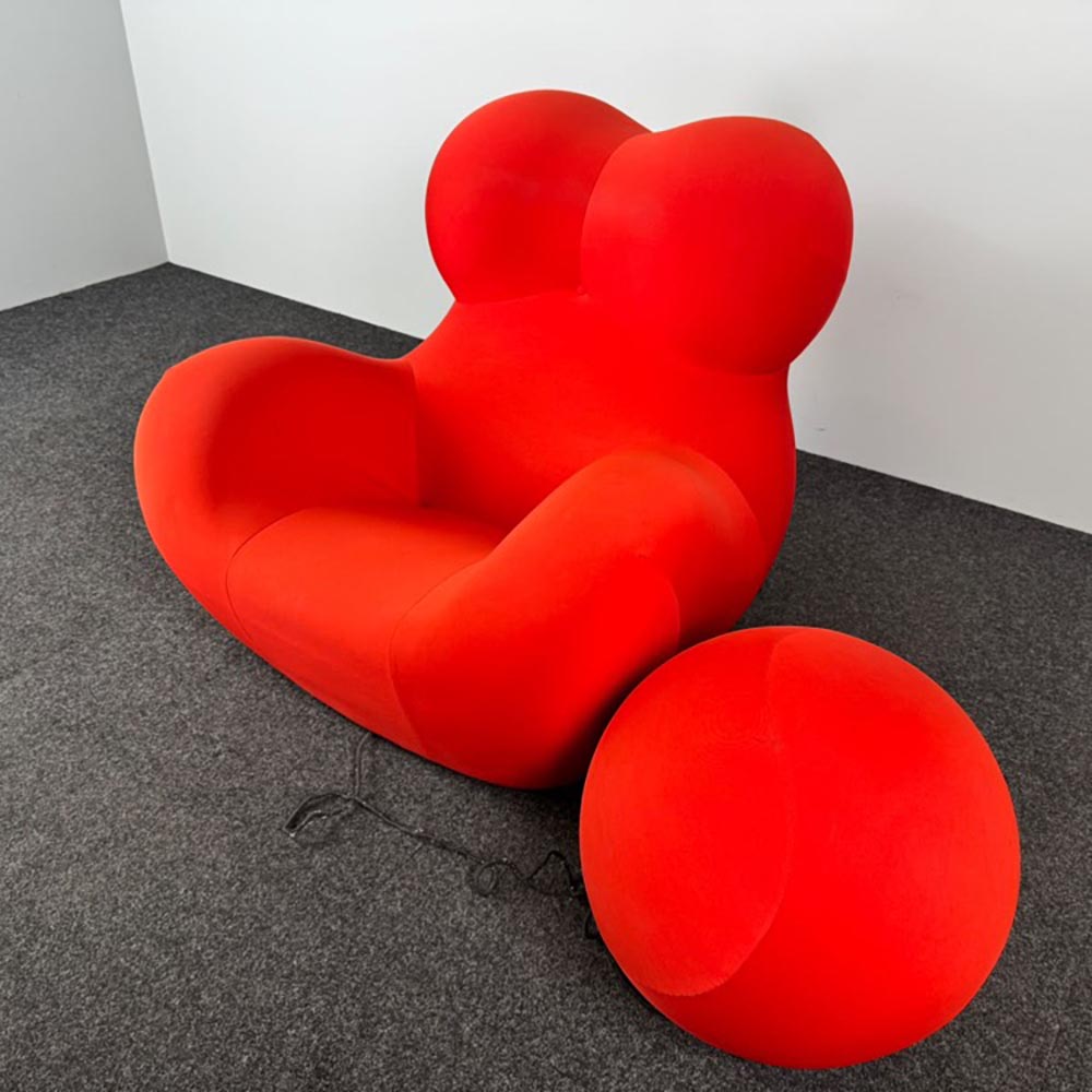B&B ITALIA UP Salonset design Gaetano Pesce B120xD120xH100 - rood textiel - Afbeelding 2