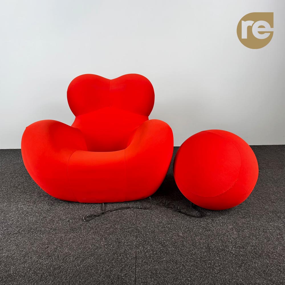 B&B ITALIA UP Salonset design Gaetano Pesce B120xD120xH100 - rood textiel