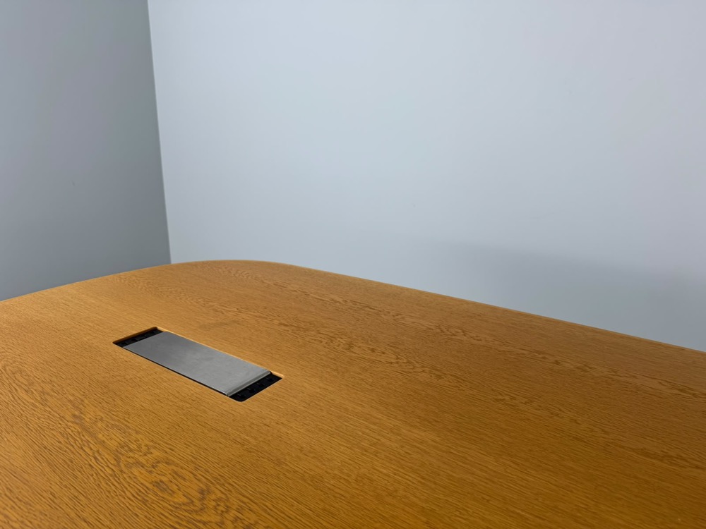 VITRA Eames Directiebureau design Charles and Ray Eames B210xD100xH72 - fineer / chrome y-poot - Afbeelding 4