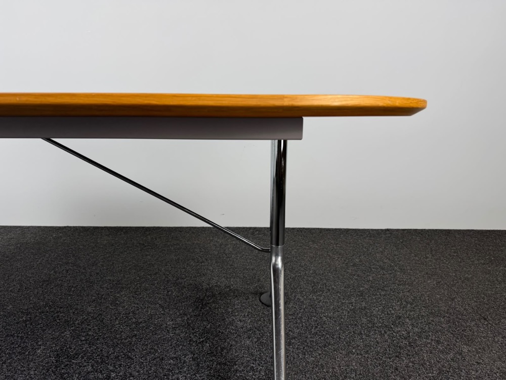 VITRA Eames Directiebureau design Charles and Ray Eames B210xD100xH72 - fineer / chrome y-poot - Afbeelding 6