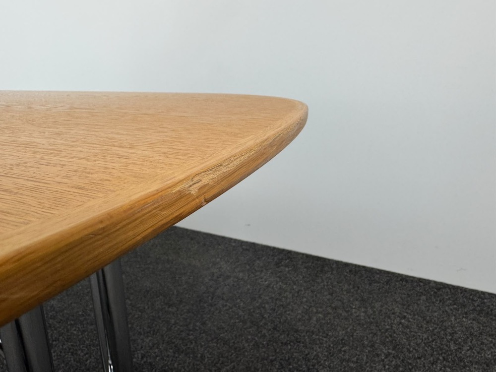 VITRA Eames Directiebureau design Charles and Ray Eames B210xD100xH72 - fineer / chrome y-poot - Afbeelding 8