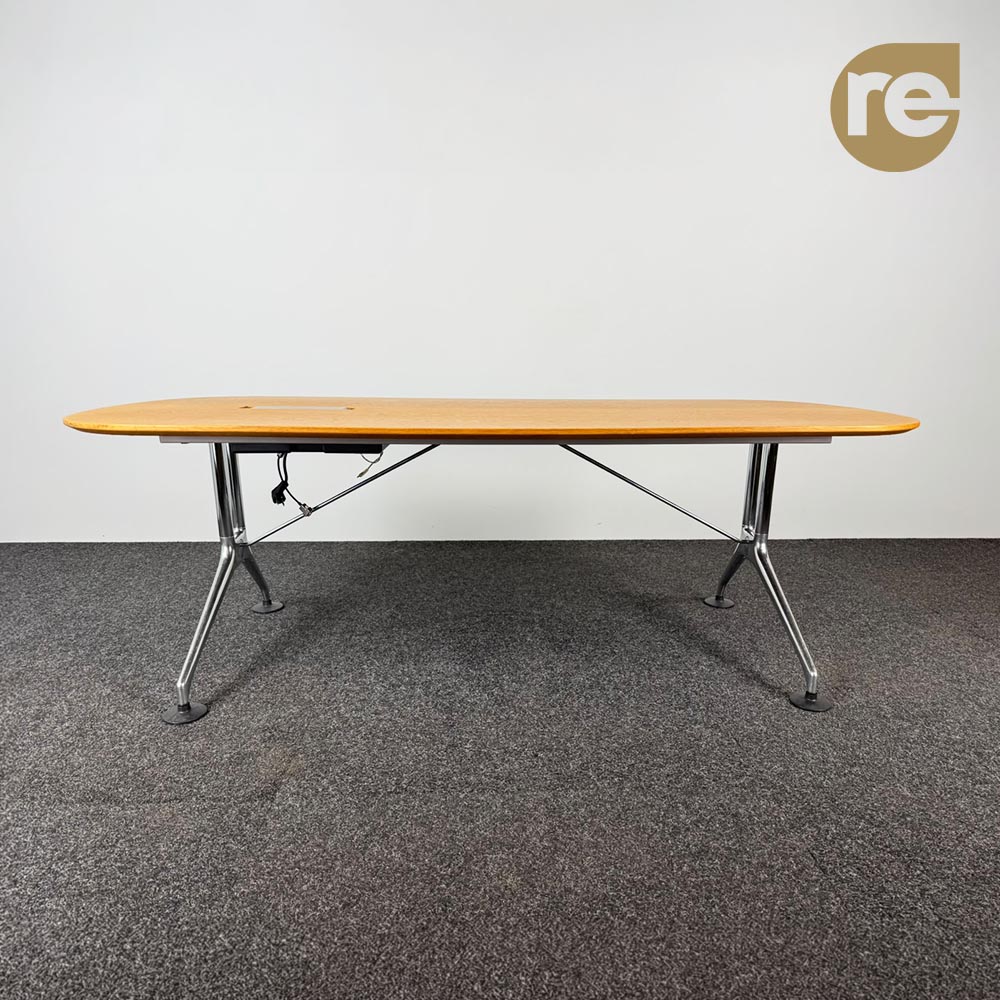 VITRA Eames Directiebureau design Charles and Ray Eames B210xD100xH72 - fineer / chrome y-poot