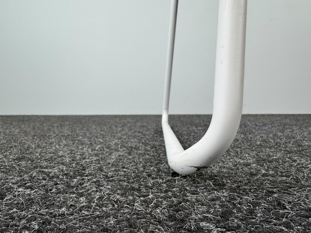 STEELCASE Cavatina Kantinestoel stapelbaar - groen kunststof / wit metaal sledepoot - Afbeelding 8