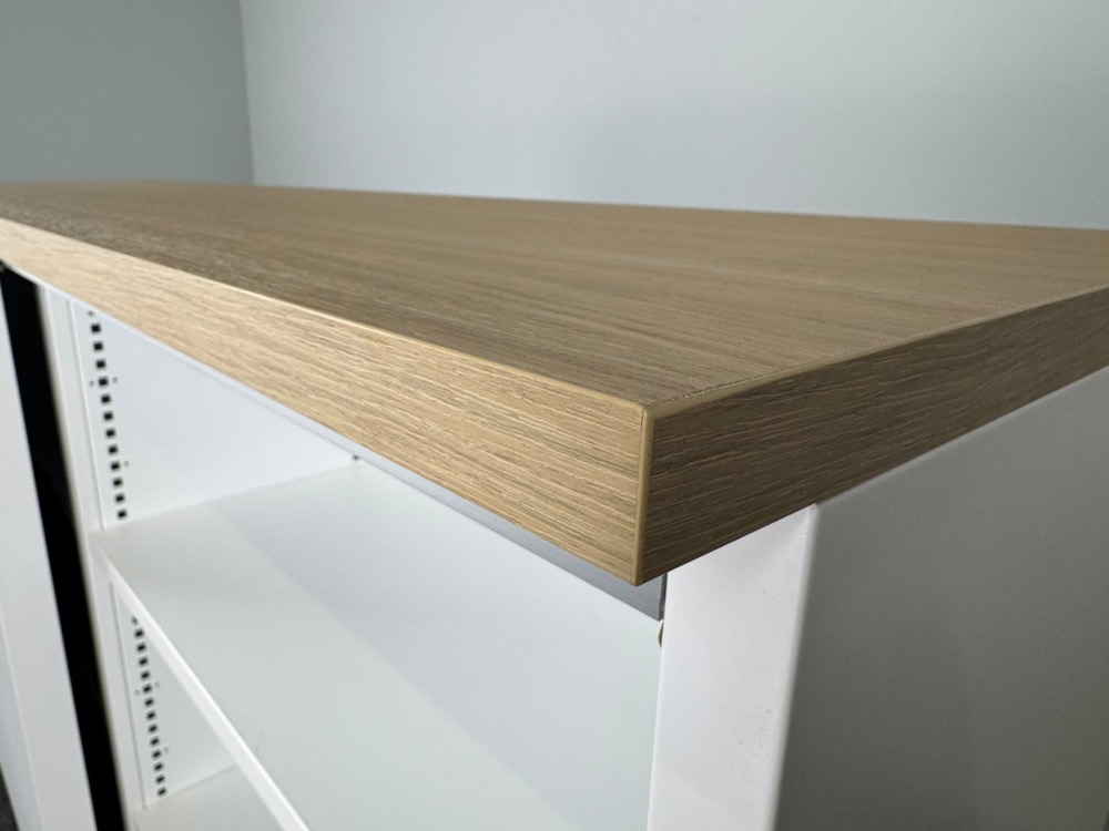 PAMI Halfh Schuifdeurkast H123xB180xD48 - wit metaal - Afbeelding 7