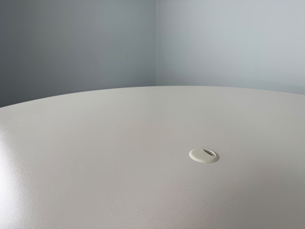 VITRA Ad Hoc Vergadertafel Rond design Antonio Citterio B180xD180xH72 - wit melamine / chrome vierpoot - Afbeelding 6