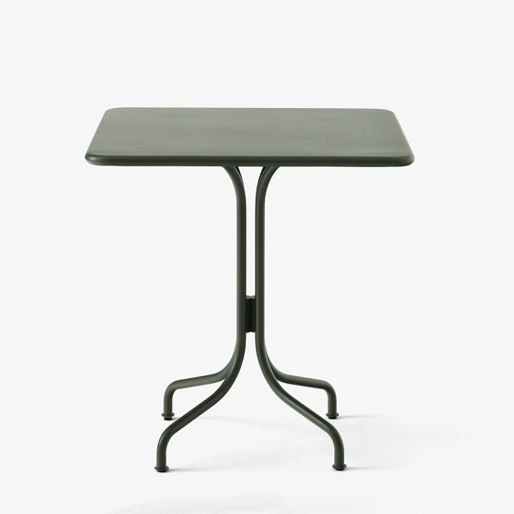 &TRADITION Thorvald table SC97 B70xD70xH72 - bronze green / metaal centrale poot
